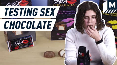 choco sex|We Tried Viral TikTok 'Sex Chocolates' .